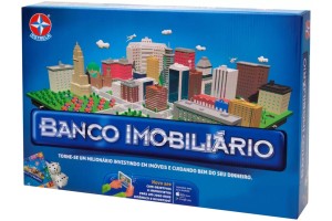 Jogo Banco Imobiliário - Tabuleiro Estrela
