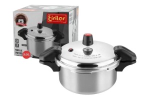 Panela de Pressão 3 litros Travamento Externo Polida Com Alça - Eirilar
