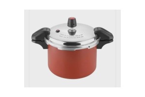 Panela de Pressão 4,5 litros Travamento Externo Bordô Com Alça - Eirilar