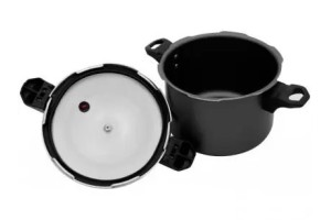 Panela de Pressão Antiaderente 4,5L Grafite - Eirilar