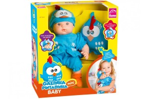 Boneca Galinha Pintadinha Baby com Acessórios - Roma